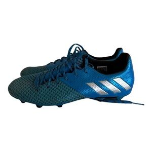adidas Messi‎ 16.2 FG/AG Shock Blue/Matte Silver/Core Black Size 11.5